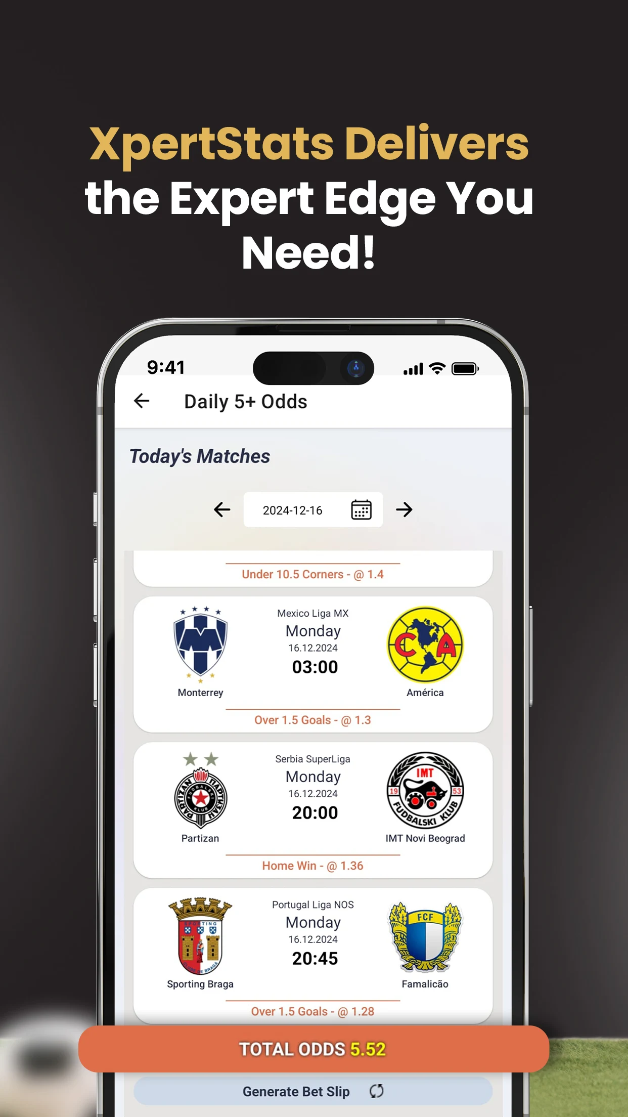XpertStats - Soccer Stats screenshot